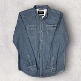 Indicode Pinstripe Denim Shirt - XXL